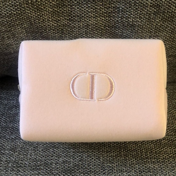 DIOR Beauty Makeup Logo Small Luxury Pouch Gift Light Pink Authentic Barbie - Picture 7 of 16